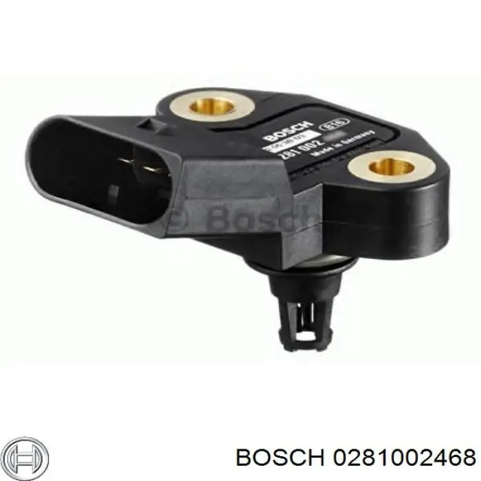 0281002468 Bosch датчик давления наддува