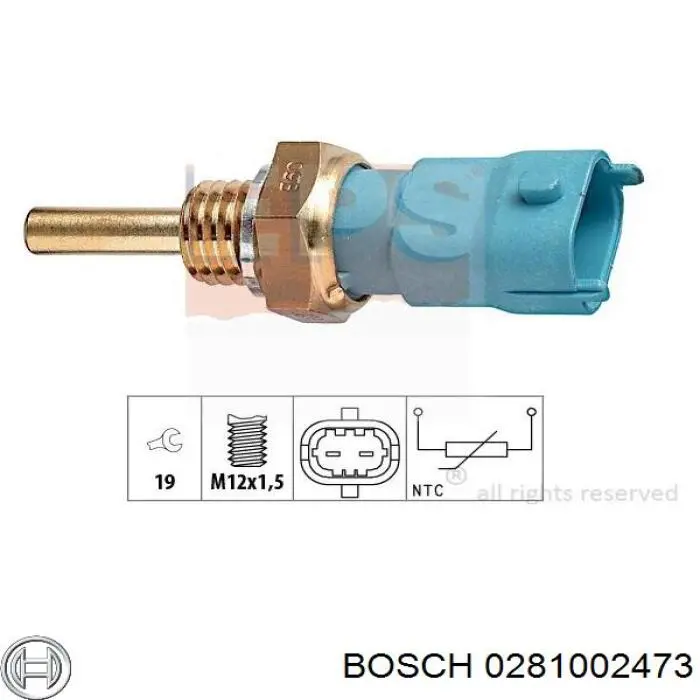 Датчик включения сцепления Bosch 0281002473 цена, от 8.47 USD