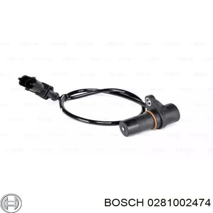 Sensor de posición del cigüeñal 0281002474 Bosch