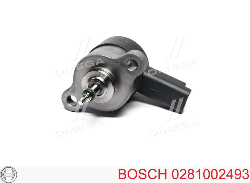 0281002493 Bosch válvula de regulação de pressão (válvula de redução da bomba de combustível de pressão alta Common-Rail-System)