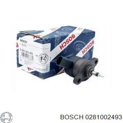 Клапан регулювання тиску, редукційний клапан ПНВТ 0281002493 Bosch