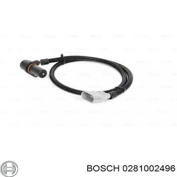 Датчик положения (оборотов) коленвала BOSCH 0281002496