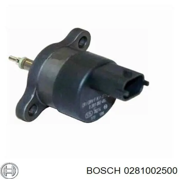 Клапан регулювання тиску, редукційний клапан ПНВТ 0281002500 Bosch