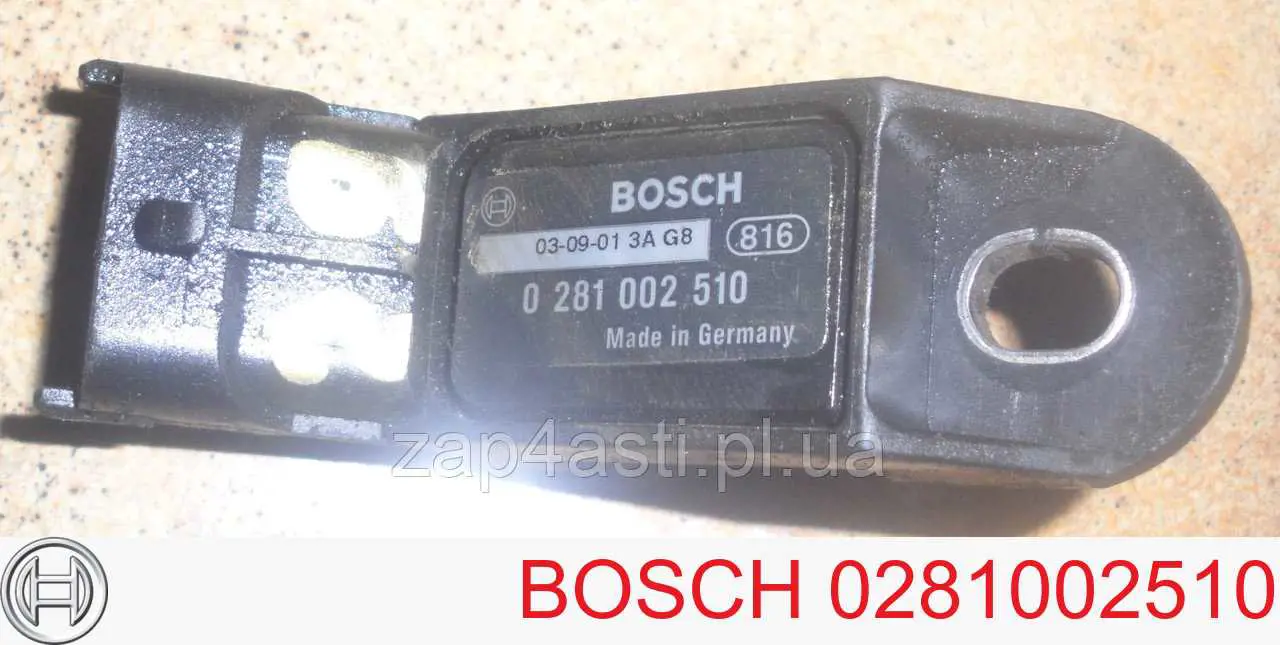 0281002510 Bosch датчик давления во впускном коллекторе, map