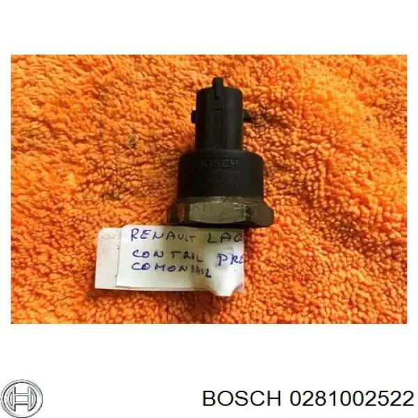 Датчик давления топлива Bosch 0281002522