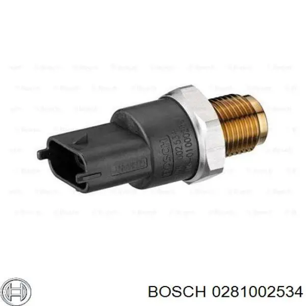0281002534 Bosch датчик давления топлива