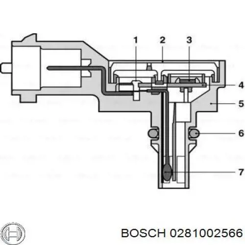 Датчик давления нагнетания воздуха Bosch 0281002566 цена, от 6.33 USD