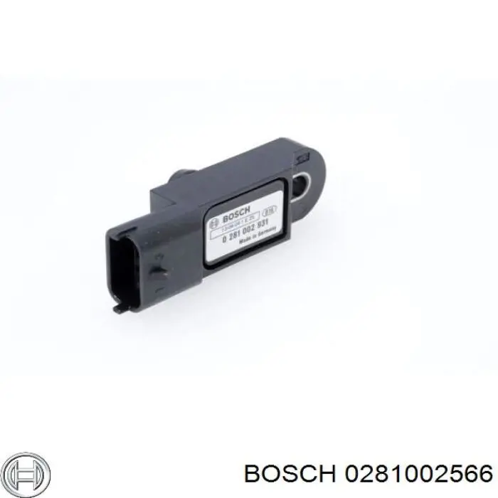 0281002566 Bosch датчик давления наддува