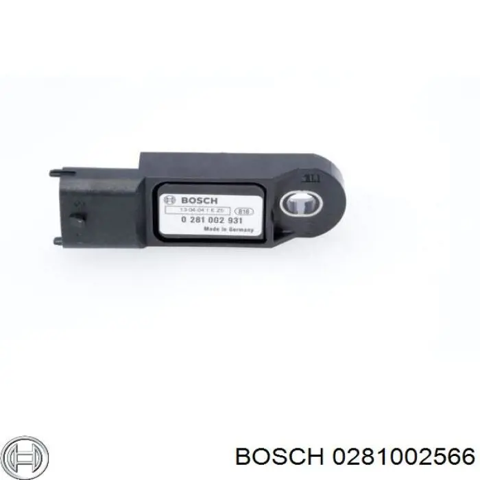 Sensor de presion de carga (inyeccion de aire turbina) 0281002566 Bosch