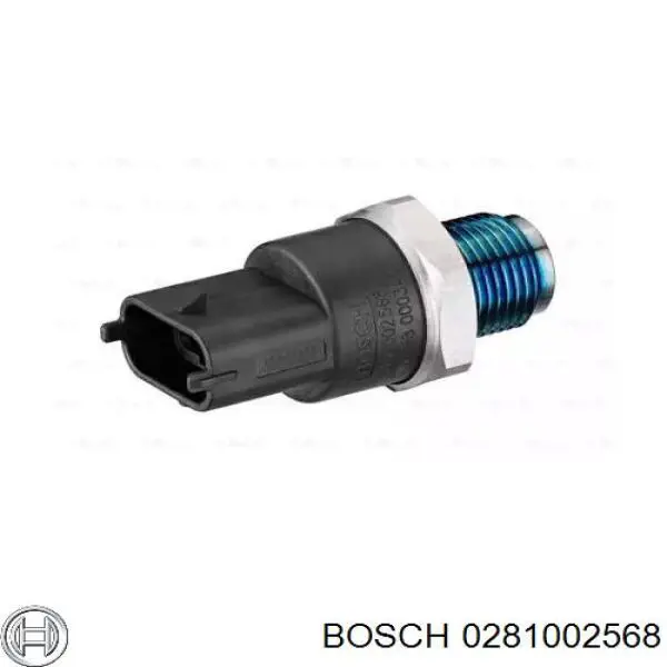 Купить 0281002568 Bosch Датчик давления топлива