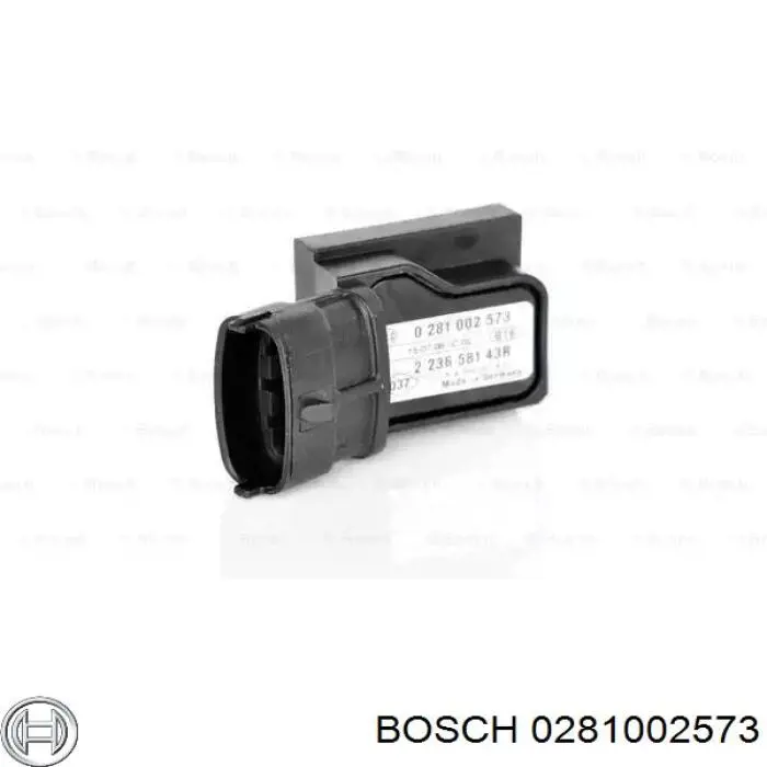 0281002573 Bosch датчик давления во впускном коллекторе, map