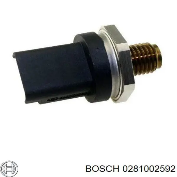 Купить 0281002592 Bosch Датчик давления топлива