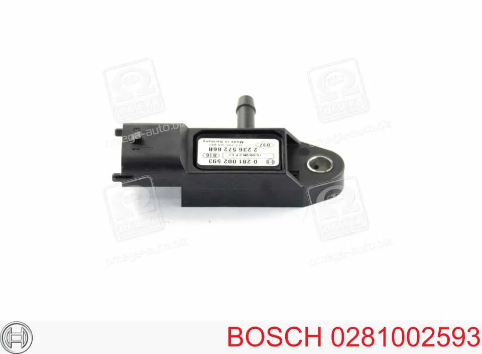 0281002593 Bosch датчик давления наддува