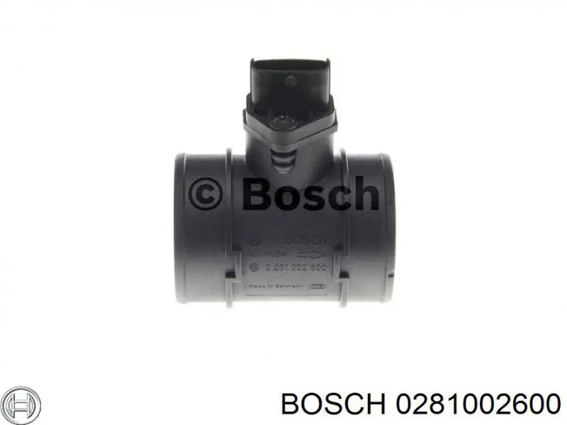 Датчик массового расхода воздуха Bosch 0281002600 цена, от 30.11 USD