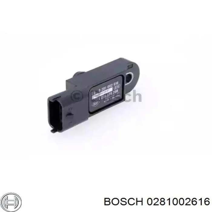 0 281 002 616 Bosch датчик давления во впускном коллекторе, map