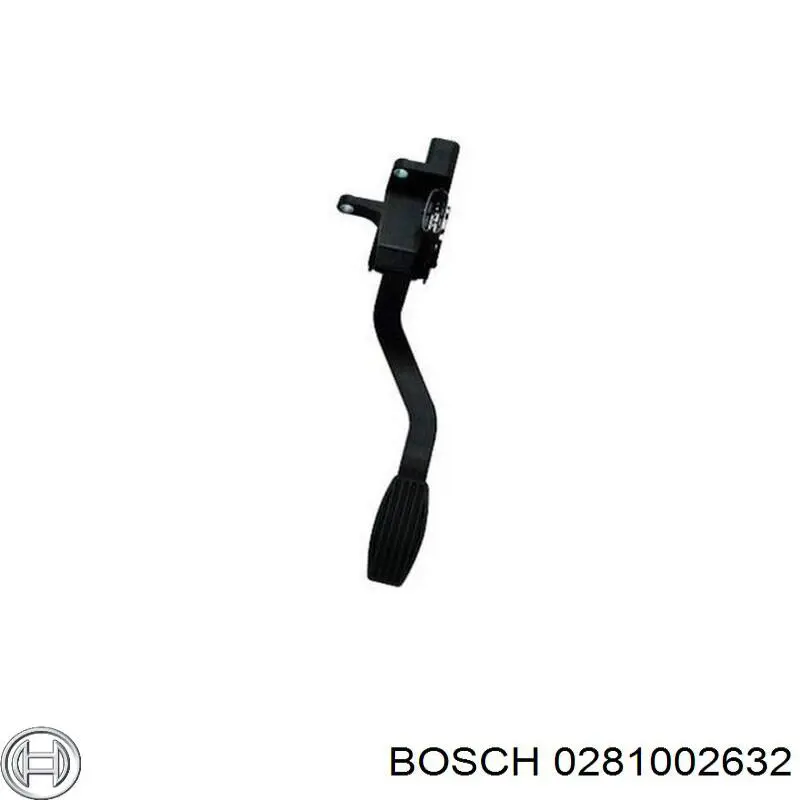 0281002632 Bosch pedal de gás (de acelerador)