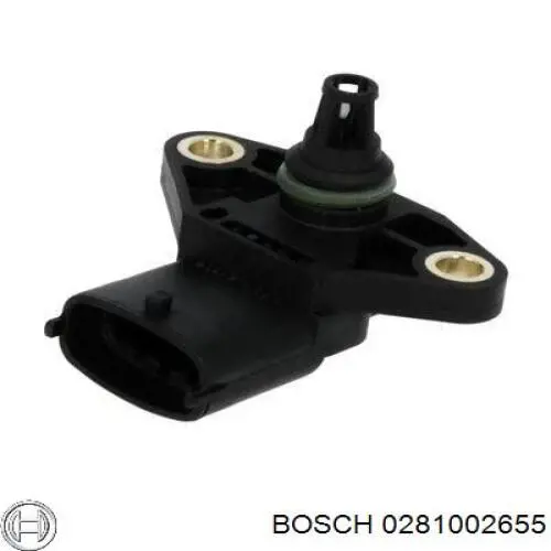 0281002655 Bosch Датчик давления наддува турбины