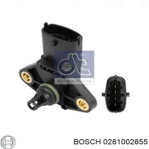 Датчик давления наддува 0281002655 Bosch