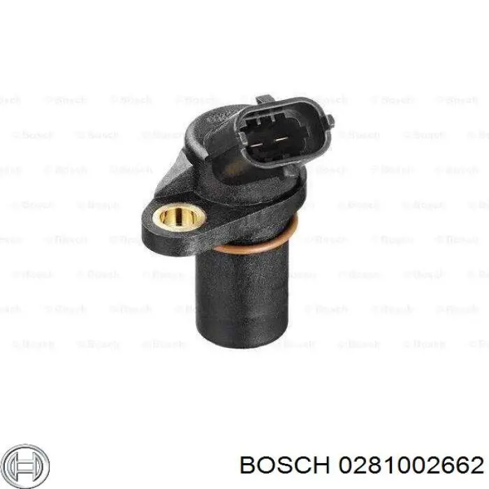 Sensor de posición del cigüeñal 0281002662 Bosch
