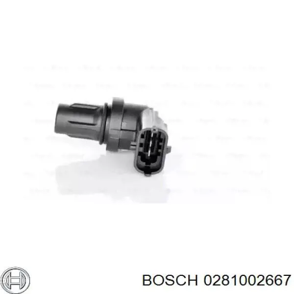 Sensor de posición del árbol de levas 0281002667 Bosch