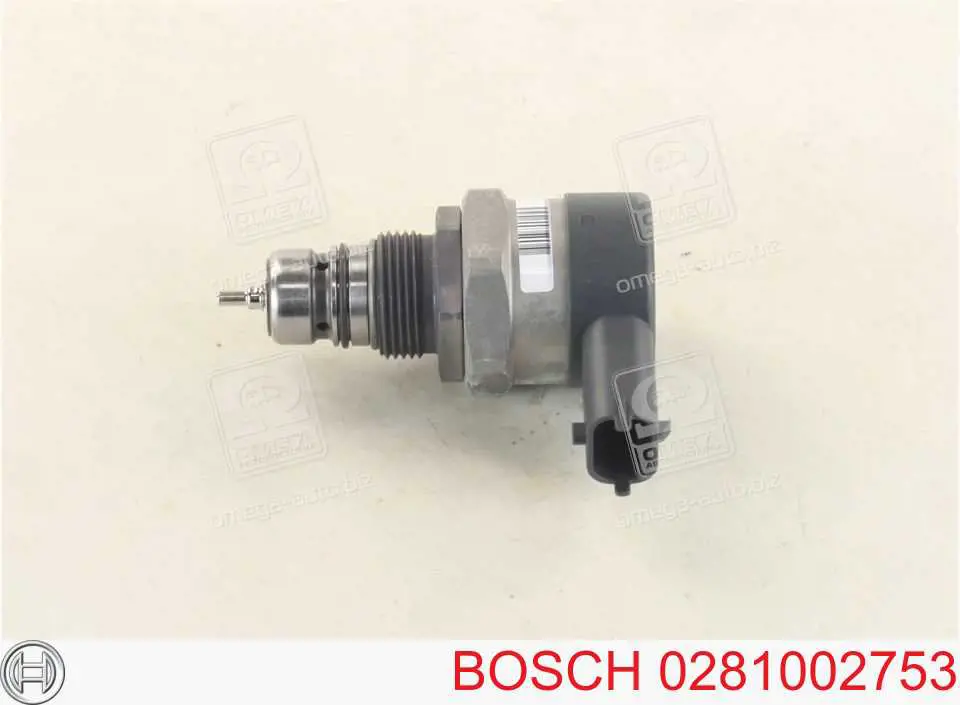 Регулятор давления топлива в топливной рейке Bosch 0281002753