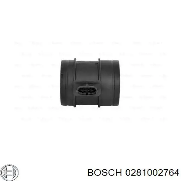 Датчик массового расхода воздуха Bosch 0281002764 цена, от 41.31 USD