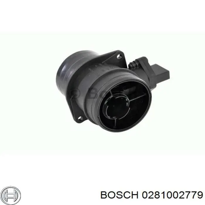 0281002779 Bosch sensor de fluxo (consumo de ar, medidor de consumo M.A.F. - (Mass Airflow))