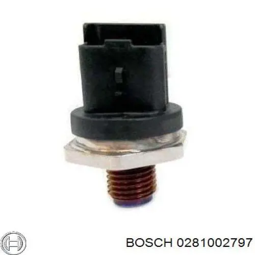 Купить 0281002797 Bosch Датчик давления топлива