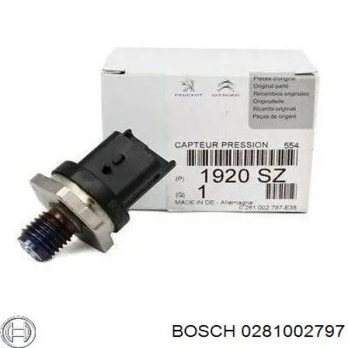 Датчик давления топлива Bosch 0281002797 цена, от 50.68 USD