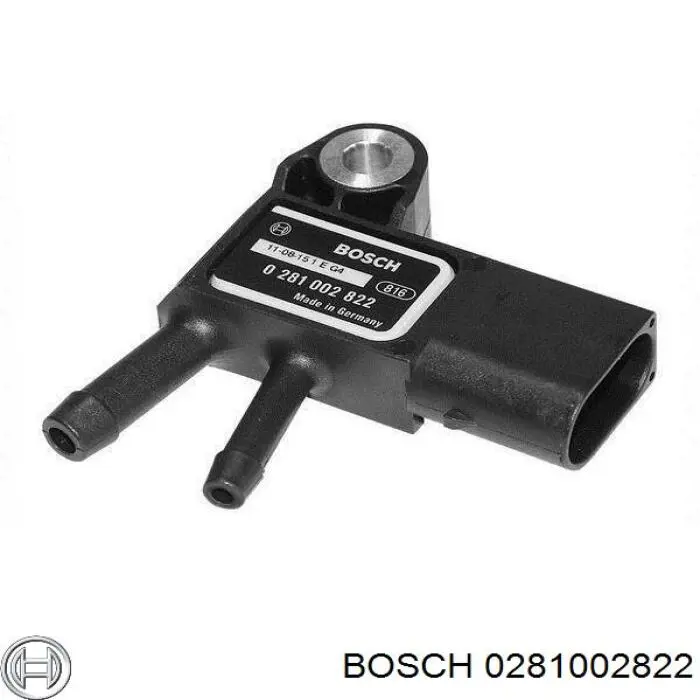 0281002822 Bosch датчик давления выхлопных газов