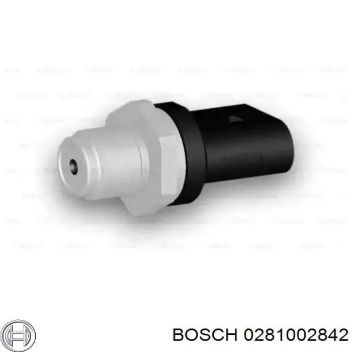 Sensor de presión de combustible 0281002842 Bosch