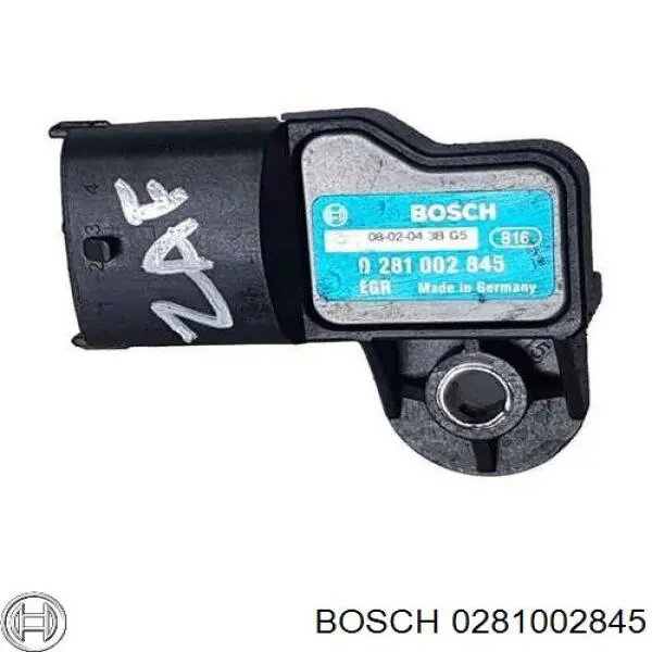Датчик абсолютного давления 0281002845 Bosch