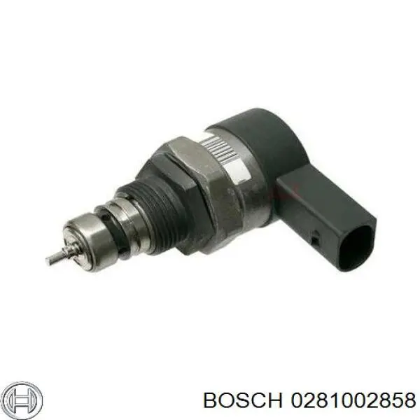 Регулятор давления топлива в топливной рейке Bosch 0281002858