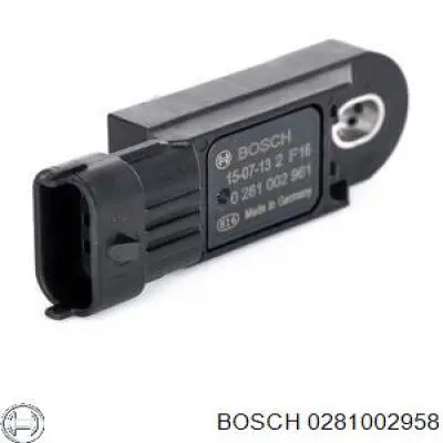 Датчик абсолютного давления в коллекторе Bosch 0281002958 цена, от 7.34 USD