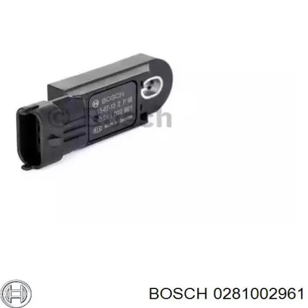 0281002961 Bosch sensor de pressão no coletor de admissão, map