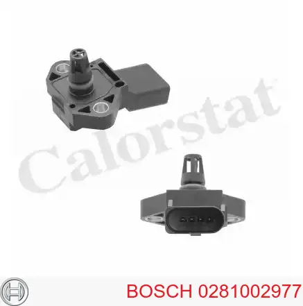 0281002977 Bosch датчик давления наддува