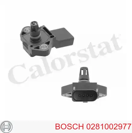Датчик давления наддува 0281002977 Bosch