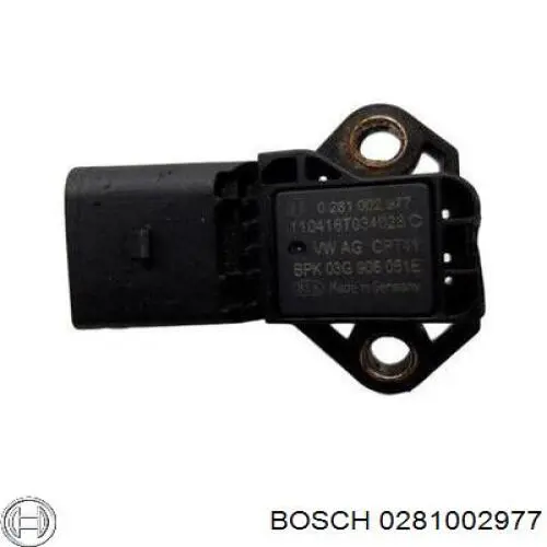 Датчик абсолютного давления в коллекторе Bosch 0281002977 цена, от 12.67 USD