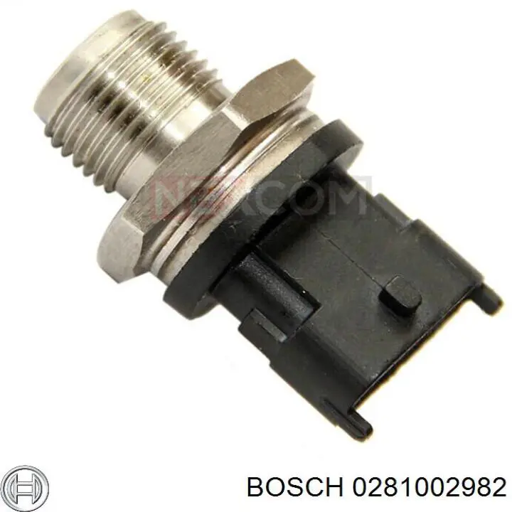 0 281 002 982 Bosch regulador de pressão de combustível na régua de injectores