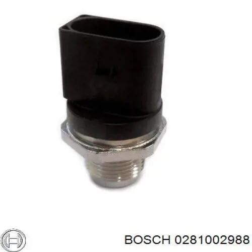 Sensor de presión de combustible 0281002988 Bosch