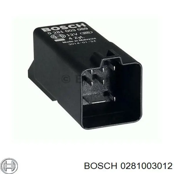 Реле свечей накала 0281003012 Bosch