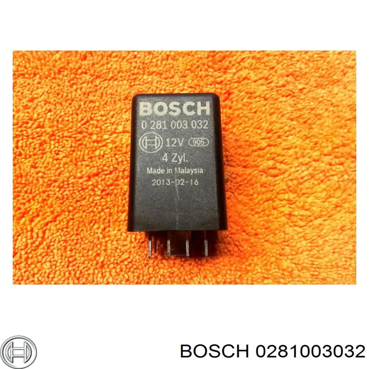 0281003032 Bosch relê das velas de incandescência