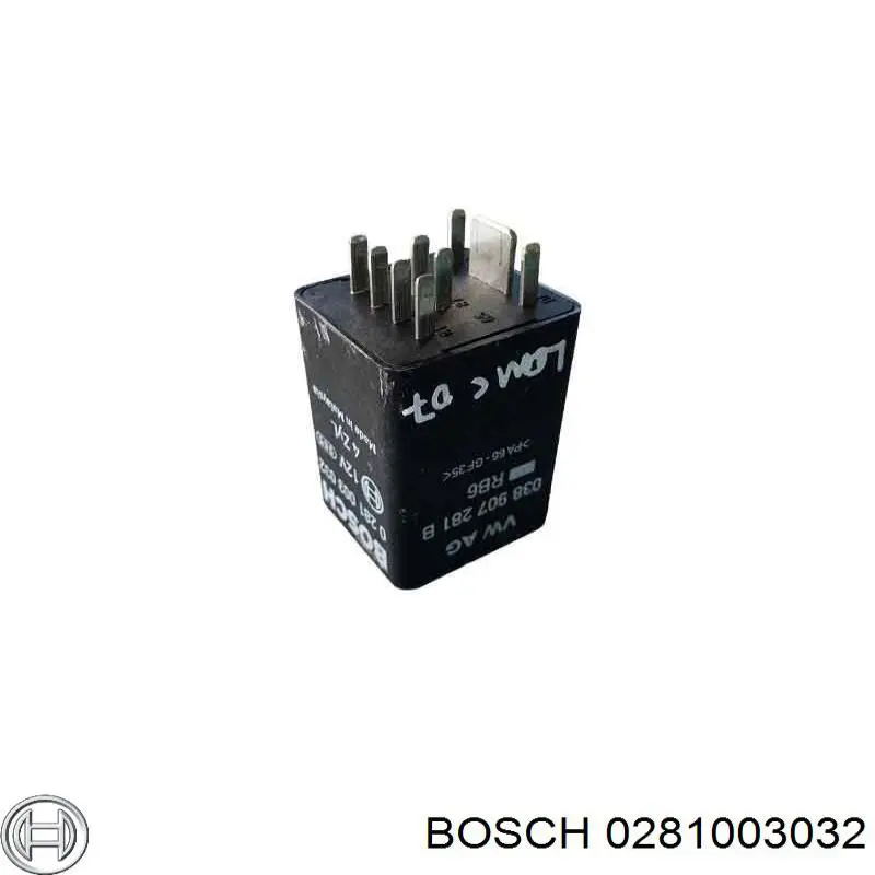 Relê das velas de incandescência Bosch 0281003032 preço, a partir de 246,27 USD