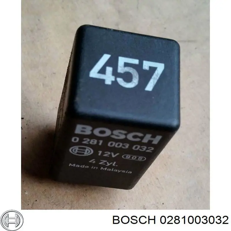 0281003032 Bosch Relê das velas de incandescência