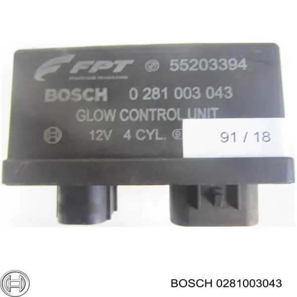 Реле свечей накаливания Fiat/Alfa/Lancia 51776211