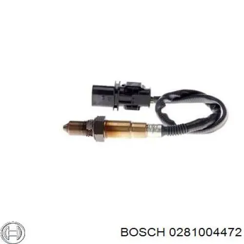 0 281 004 472 Bosch sonda lambda, sensor de oxigênio até o catalisador