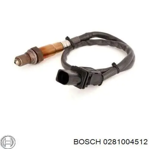 0281004512 Bosch sonda lambda, sensor de oxigênio até o catalisador