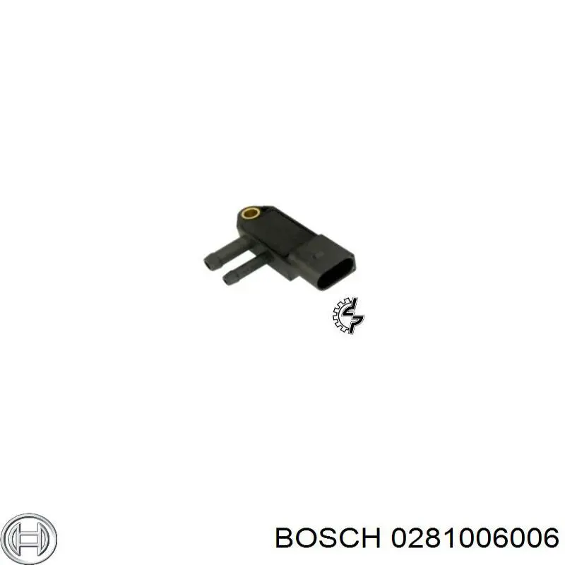 Датчик давления выхлопных газов Bosch 0281006006 цена, от 17.77 USD