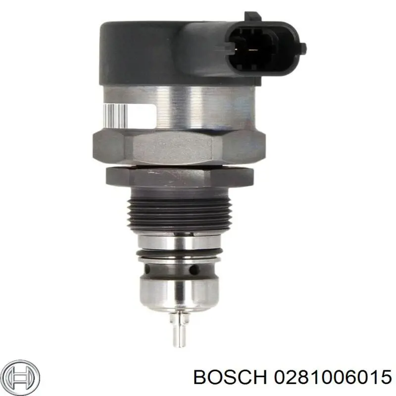 0281006015 Bosch válvula de regulação de pressão (válvula de redução da bomba de combustível de pressão alta Common-Rail-System)