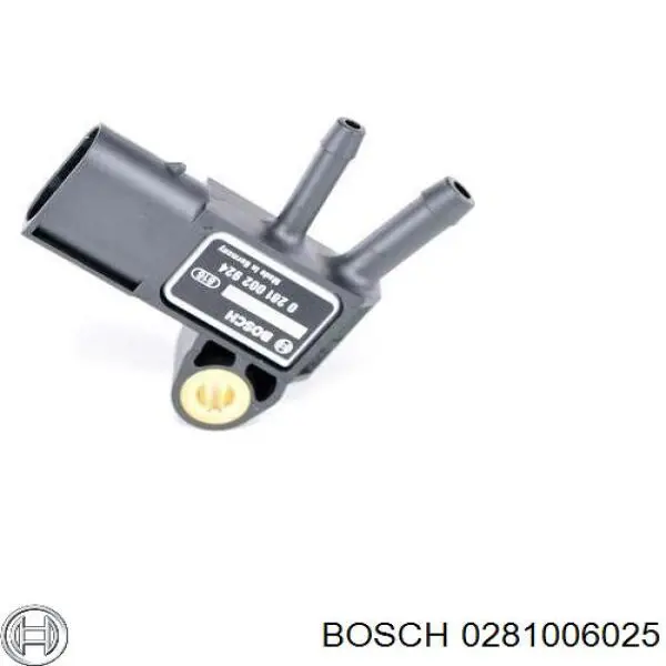 Датчик давления выхлопных газов Bosch 0281006025 цена, от 24.07 USD